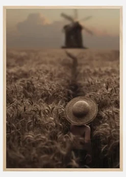 The Boy In The Field Plakat (21x29.7 cm (A4))