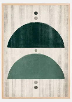 The Emerald Mushrooms Plakat (21x29.7 cm (A4))