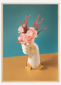 The Hand-Vase Plakat (21x29.7 cm (A4))