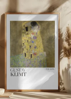 The Kiss (1907a1908) Plakat (21x29.7 cm (A4))