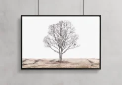 The lonely tree Plakat (21x29.7 cm (A4))