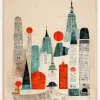 The Paper City Plakat (21x29.7 cm (A4))