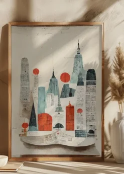 The Paper City Plakat (21x29.7 cm (A4))