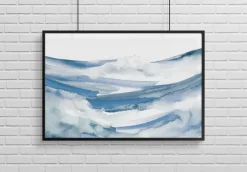 The wave Plakat (21x29.7 cm (A4))