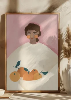 The Woman With the Oranges Plakat (21x29.7 cm (A4))