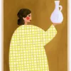 The Woman With Vase Plakat (21x29.7 cm (A4))
