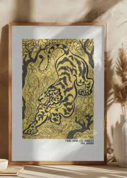 Tigre Dans Les Jungles Plakat (21x29.7 cm (A4))