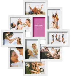 Timeless Collageramme Hvid - 10 Billeder