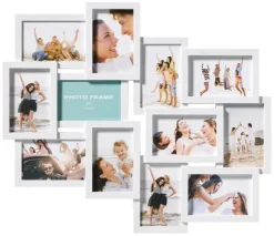 Timeless Collageramme Hvid - 12 Billeder