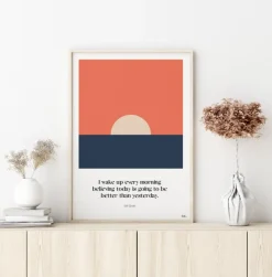 Today is better than yesterday Plakat (21x29.7 cm (A4))