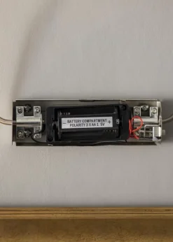 Tommy Batteridrevet LED 21 cm Billedbelysning - Sølv