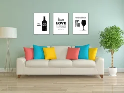 Tonights Forecast 99% Chance of Wine Plakat (21x29.7 cm (A4))