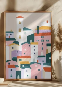 Town Plakat (21x29.7 cm (A4))