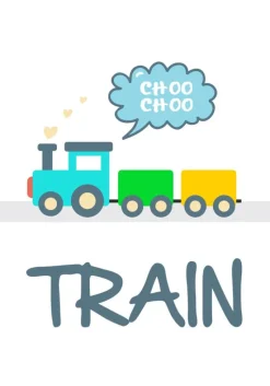 Train Choo Choo Plakat (21x29.7 cm (A4))