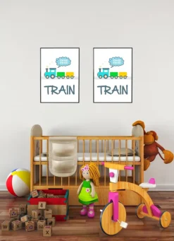 Train Choo Choo Plakat (21x29.7 cm (A4))