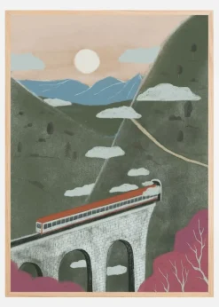 Train Plakat (21x29.7 cm (A4))