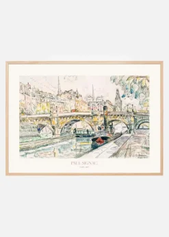 Tugboat At the Pont Neuf Plakat (21x29.7 cm (A4))