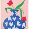 Tulpe in vase Plakat (21x29.7 cm (A4))