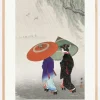 Two Women In The Rain Plakat (21x29.7 cm (A4))