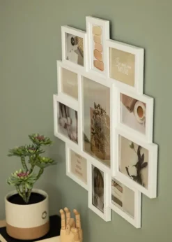 Unique Life Collageramme Hvid - 11 Billeder