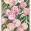 Valenty painterly peonies Plakat (21x29.7 cm (A4))