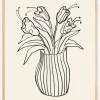 Vase Sketch Plakat (21x29.7 cm (A4))