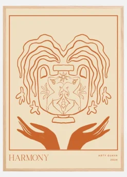 Vessel Collection : Harmony (LineArt) Plakat (21x29.7 cm (A4))