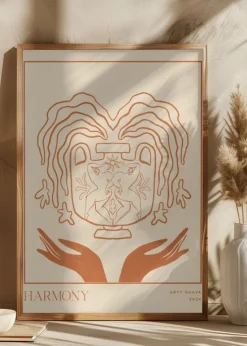 Vessel Collection : Harmony (LineArt) Plakat (21x29.7 cm (A4))