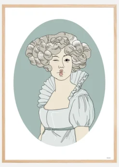 Victorian Violetta Plakat (21x29.7 cm (A4))