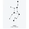 Virgo - stjernetegn (21x29,7 cm (A4))