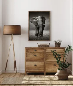 Walking Elephant Plakat (21x29.7 cm (A4))