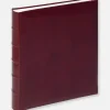 Walther Fotoalbum Classic rød - 29x32 cm (60 Hvide sider / 30 blade)