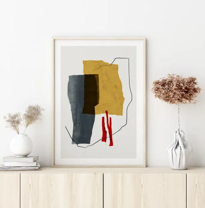 Watercolor Art No 14 Plakat (21x29.7 cm (A4))