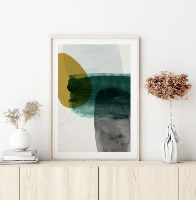 Watercolor Art No 3 Plakat (21x29.7 cm (A4))