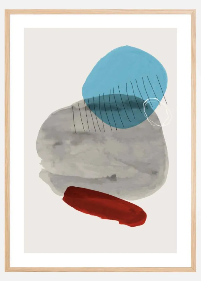 Watercolor Art No 4 Plakat (21x29.7 cm (A4))