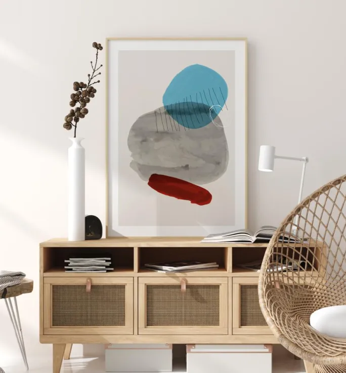 Watercolor Art No 4 Plakat (21x29.7 cm (A4))