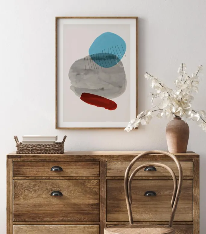 Watercolor Art No 4 Plakat (21x29.7 cm (A4))