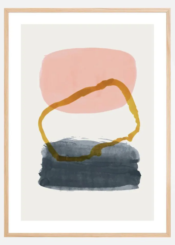 Watercolor Art No 2 Plakat (21x29.7 cm (A4))