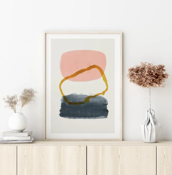 Watercolor Art No 2 Plakat (21x29.7 cm (A4))