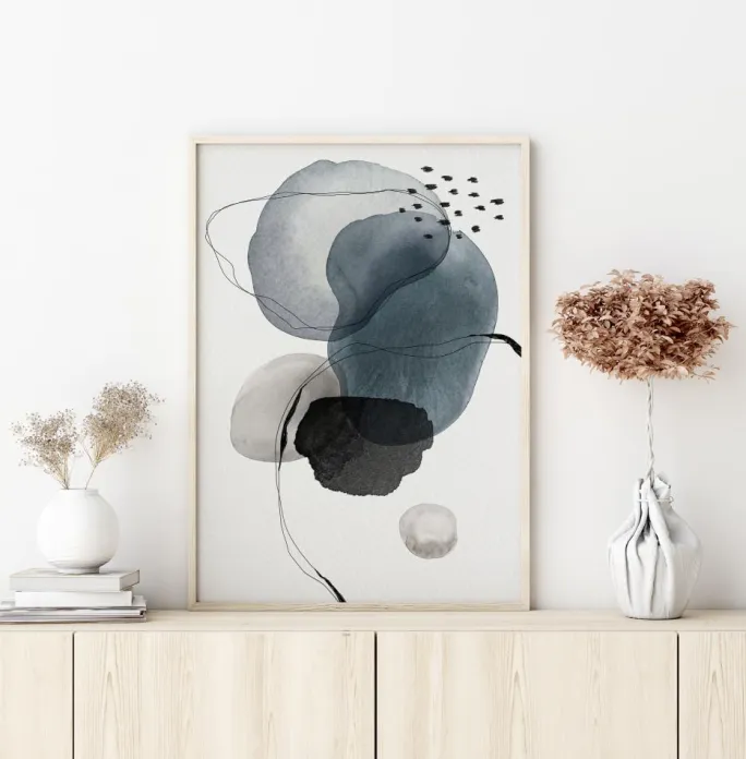 Watercolor Art No 17 Plakat (21x29.7 cm (A4))