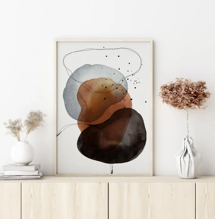 Watercolor Art No 15 Plakat (21x29.7 cm (A4))