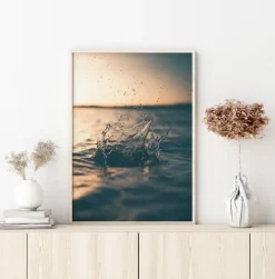 Waterdrops Plakat (21x29.7 cm (A4))