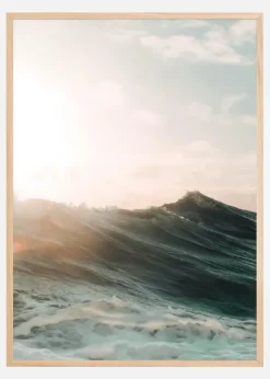 Waves Plakat (21x29.7 cm (A4))