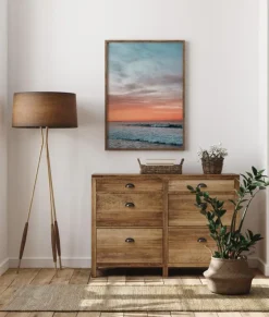 Waves Under Sunset Plakat (21x29.7 cm (A4))