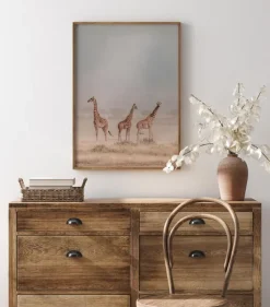 Weathering The Amboseli Dust Devils Plakat (21x29.7 cm (A4))