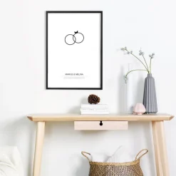 Wedding Ring - Black (21x29,7 cm (A4))