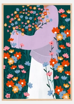 Wildflower Garden Plakat (21x29.7 cm (A4))