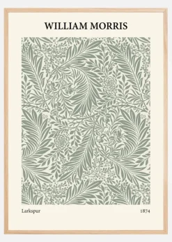 William Morris - Larkspur 4 Plakat (21x29.7 cm (A4))