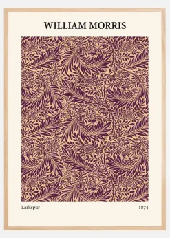 William Morris - Larkspur 6 Plakat (21x29.7 cm (A4))