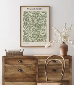 William Morris - Willow Pattern Plakat (21x29.7 cm (A4))